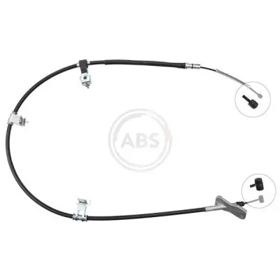 Cable de accionamiento, freno de estacionamiento A.B.S. K17357 Certificado